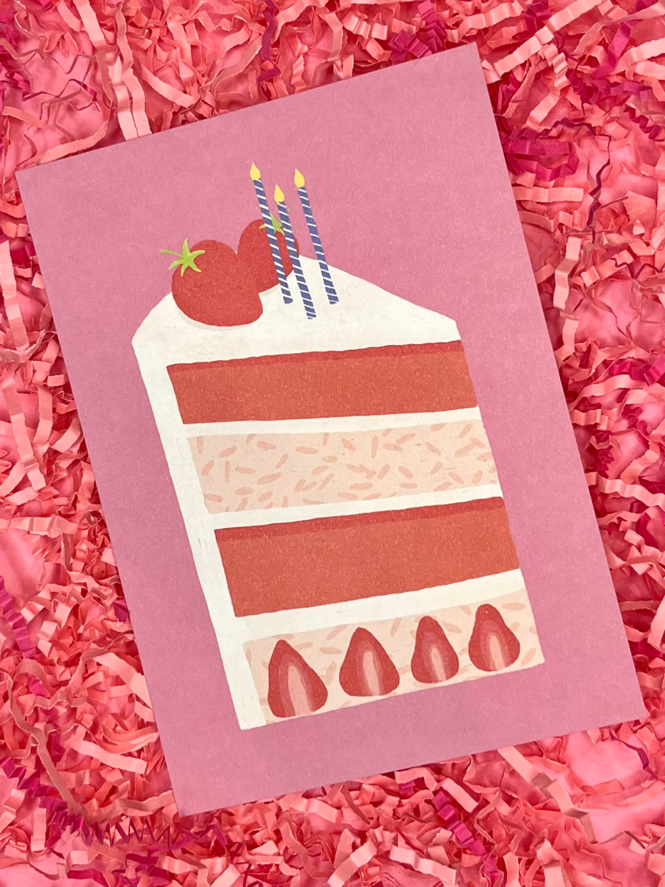 Kaart - Birthday cake