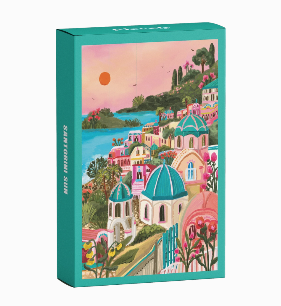 Puzzel 99 stukjes - Santorini Sun