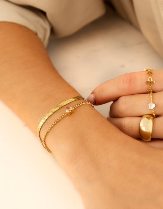 Armband Finaste diamant of topaas