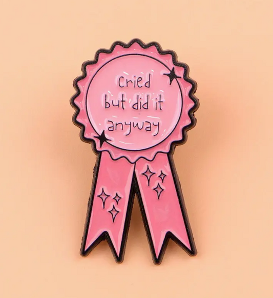 Pin Cried but did it anyway