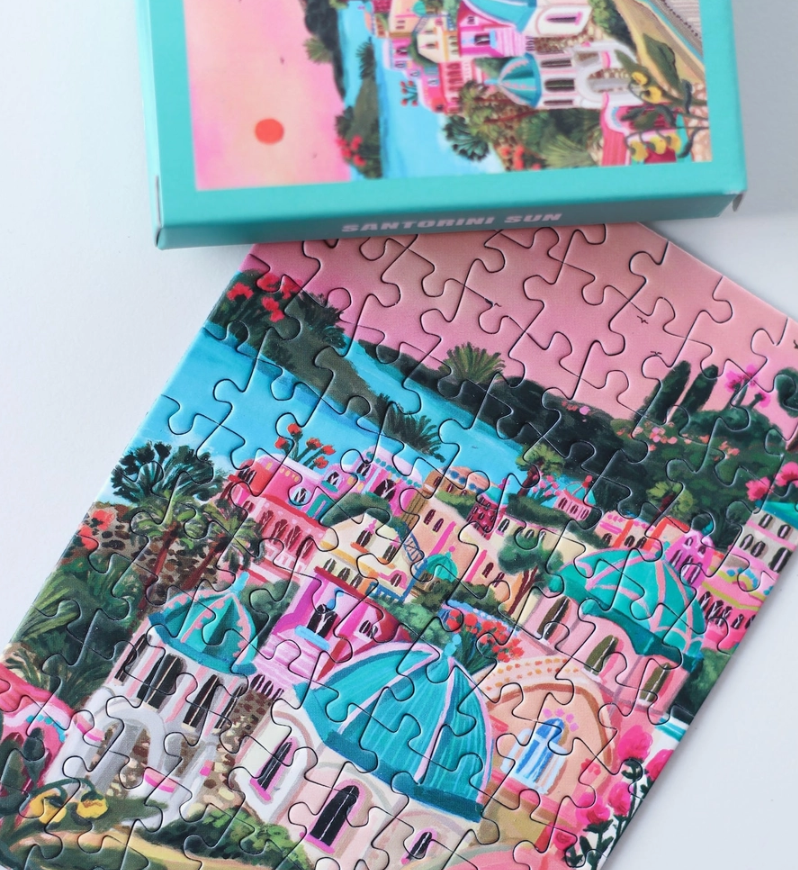 Puzzel 99 stukjes - Santorini Sun