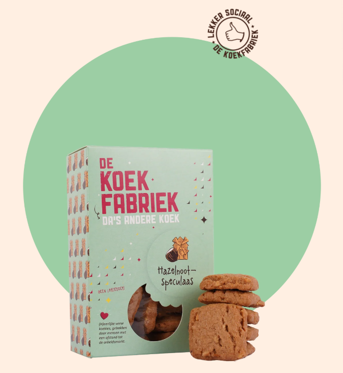 De Koekfabriek - Hazelnoot-Speculaas koekjes